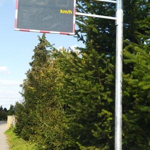 Powiat Lesznowski - Radarowy wyświetlacz prędkości 2