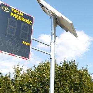 Powiat Lesznowski - Radarowy wyświetlacz prędkości 5